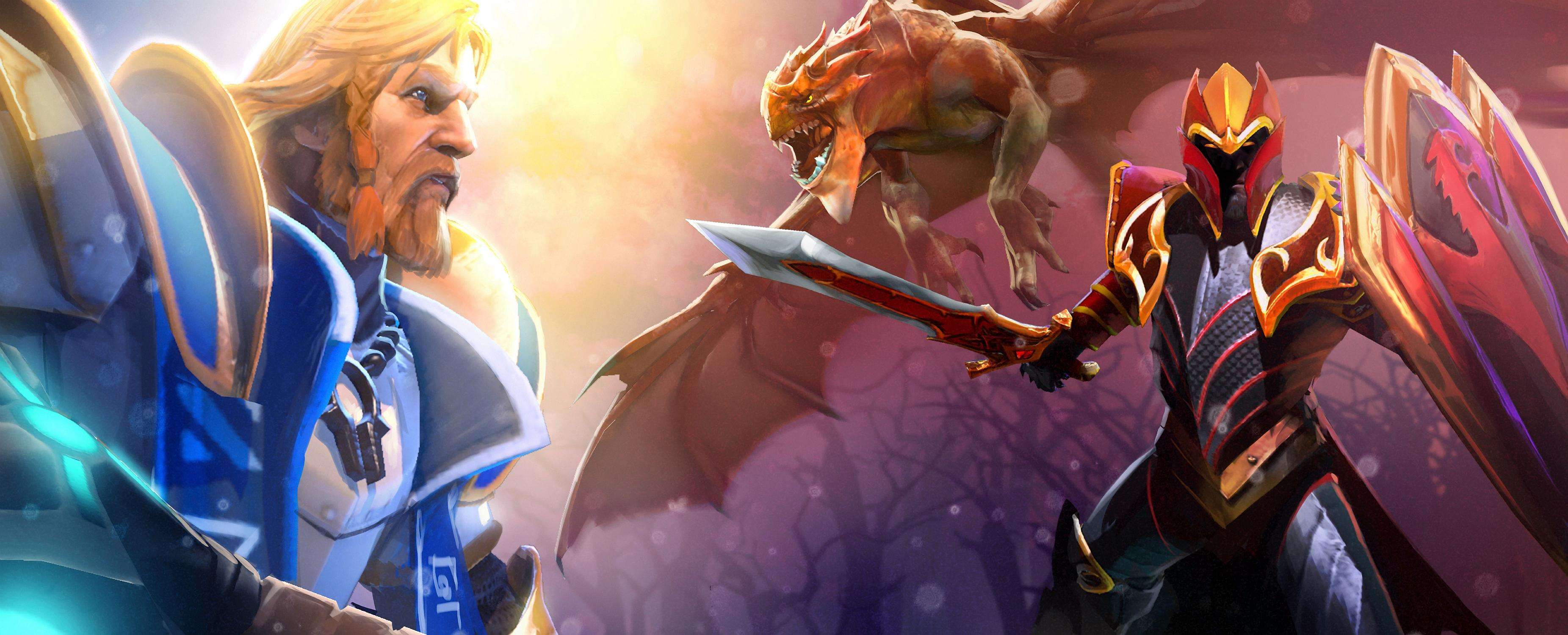 包含豪门对决！Dota2上演世纪大战的词条